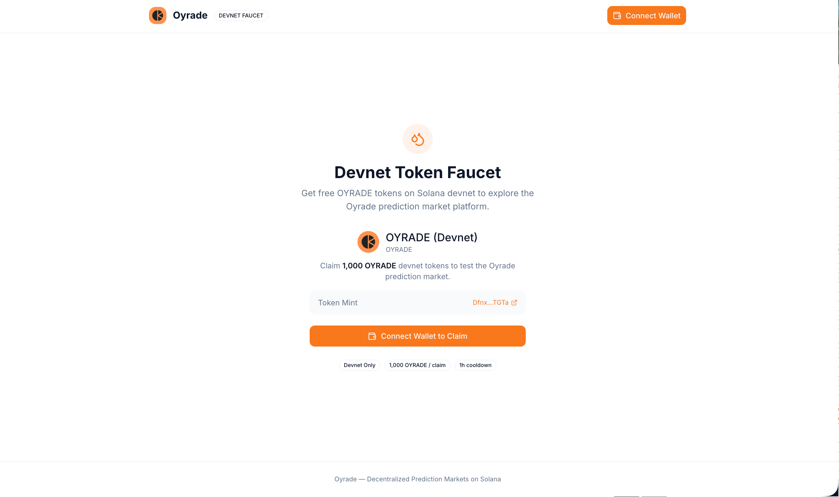 Devnet Token Faucet